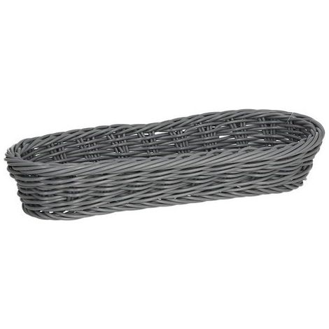 CESTINO INTRECCIO OVALE 25X10X4 PROVENZA GRIGIO TOGNANA.-T89CSC60GRI-