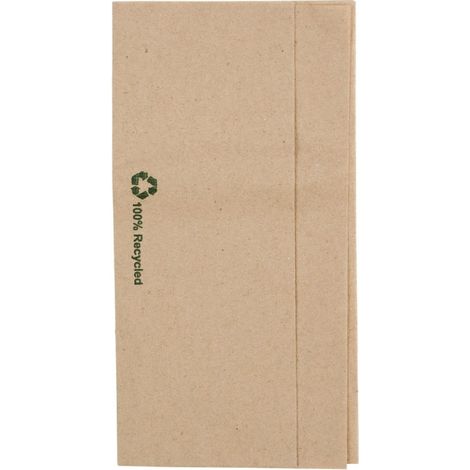 Serviettes Kraft Recyclées Pliées, Recyclable pour Distributeur 320x300 mm - Lot de 6000 - Fiesta (1/3)