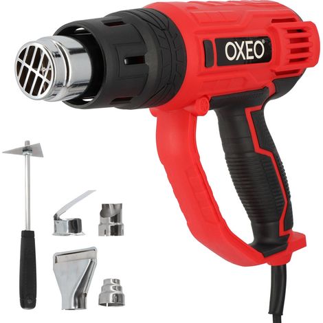 Décapeur Thermique 2000W Professionnel - Ecran digital - Températures 60-600 degrés - 4 Buses grattoir (1/5)
