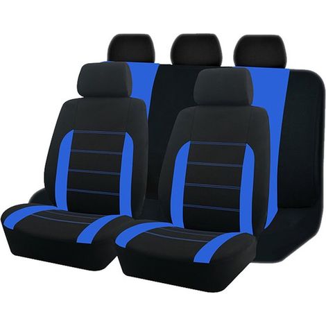 Un set completo di coprisedili per auto, inclusi sedili anteriori e posteriori, protezioni impermeabili per sedili auto, design universale, per la maggior parte dei SUV e L (1/5)