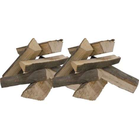 Bois de chauffage 15 kg – Mélange hêtre, chêne, charme – Combustion efficace pour chauffage domestique – Longueur max bûche adaptée