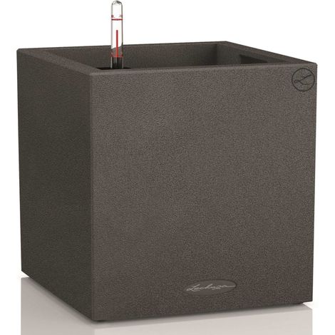 LECHUZA Jardinière Canto Color Square 40 ALL-IN-ONE Graphite 13722 (1/7)