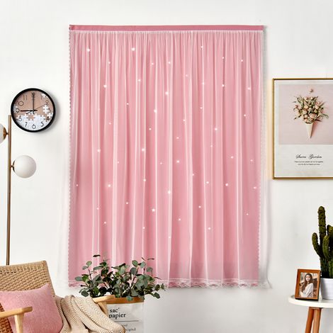 Rideaux occultants portables auto-adhésifs de 1,2 x 1,8 m, faciles à installer pour fenêtre de chambre (1/5)