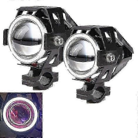 Phare de moto pour LED U7 125W avec faisceau spot et faisceau longue portée 9 (1/5)