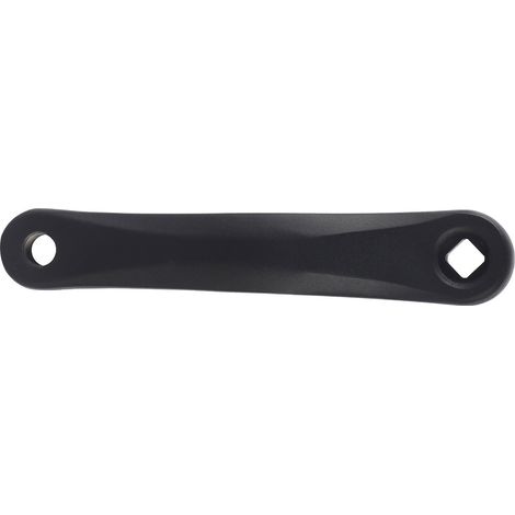 Manivelle de vélo noir 170mm en alliage aluminium, bras gauche compatible cadre losange (1/5)