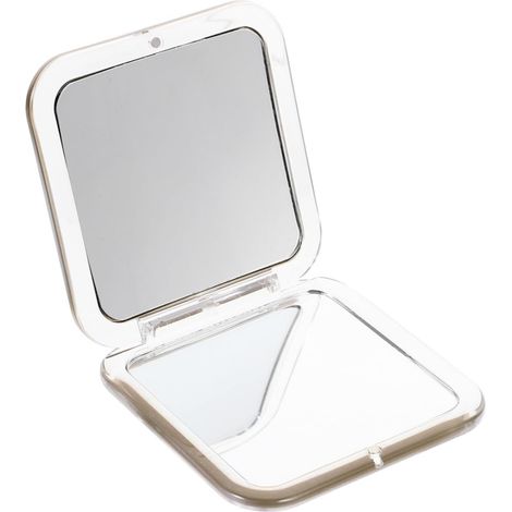 Miroir De Poche Compact Grossissant 10x Petit Pliable Kaki pour Femmes Voyage Paquet à Main
