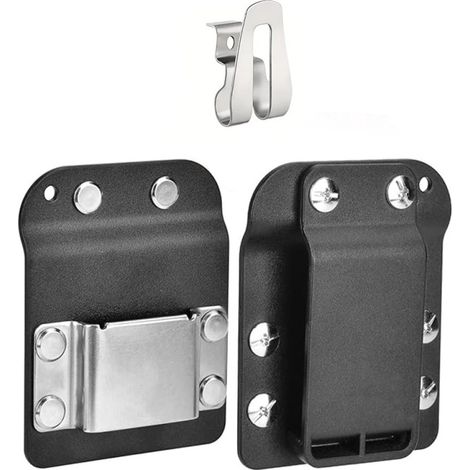 Clip de ceinture pour perceuse électrique avec crochet – support pour perceuse sans fil/perforateur, suspension d'outils (1/5)