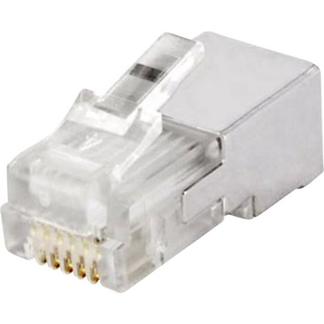 econ connect MPL6/6RG Modular-Stecker MPL6/6RG Stecker, gerade  Pole: 6  Metall 1 St. (1/2)