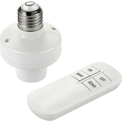 E26 / E27 Wireless Remote Control Light Lamp Base On/off Switch Socket Holder 15m Range Rc Smart Device 110v 220v (1/5)
