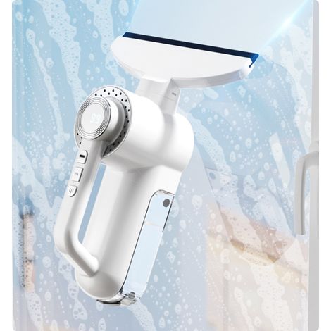 Machine de nettoyage de vitres électrique sans fil, équipée d'une aspiration de 1200 Pa, d'un réservoir d'eaux usées de 150 ml et d'une buse. (1/5)