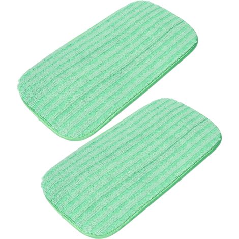 Lot de 2 lingettes de balai en microfibre pour utilisation humide ou sèche, accessoires réutilisables pour balai Swiffer WetJet (1/5)