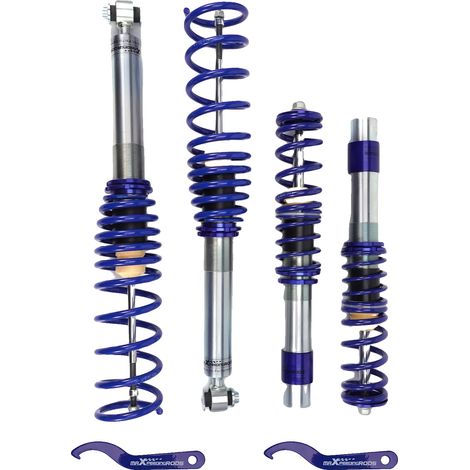 Kit de suspensión coilover, altura ajustable, compatible con el sedán Serie 5, construcción de acero, manejo mejorado, instalación directa. (1/5)