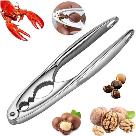 Casse-Noix - Métal - Ouvre-Noix Pecan - Ergonomique - Durable - 18x3.5cm (1/4)