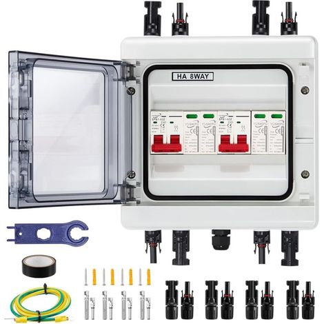 Scatola combinata solare con protezione multistrato, protezione fotovoltaica, DC 40A 1000V, interruttore IP65, gestione energetica efficiente (1/4)