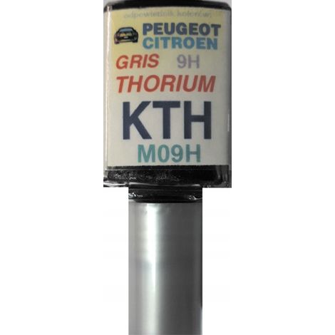 Pintura para reparación de arañazos Citroën Peugeot KTH gris torio 10 ml (1/5)