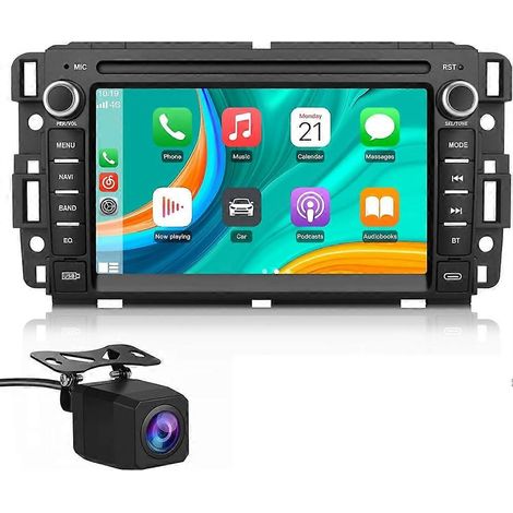 Autoradio avec écran tactile et caméra pour Chevrolet Silverado, GMC Sierra et Yukon (2007-2013) compatibles Android 13 et CarPlay (1/5)