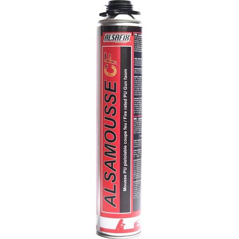 Mousse Polyuréthane de Collage d'Isolation Pistolable Alsamousse Cf B1 Coupe Feu - 750 ml - D-Work (1/5)