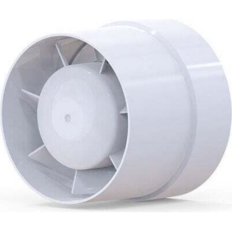 Ventilateur extracteur silencieux, ventilateur hybride à économie d'énergie pour salles de bains, aérations, serres, tentes, 16W 220V, 115mm (LFI-11S) (1/5)