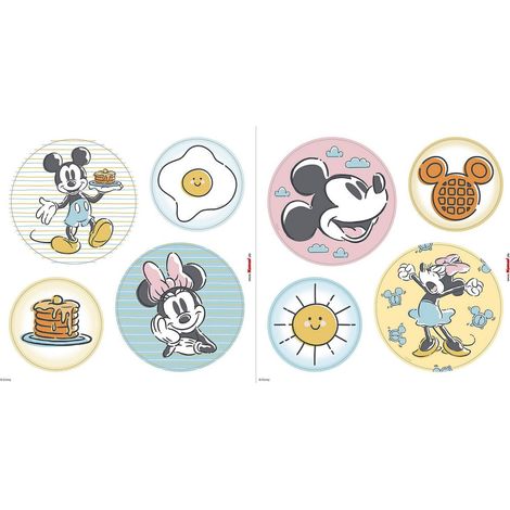 Sticker fenêtre Mickey Rise and Shine Bubbles - 30x30 cm (1/3)