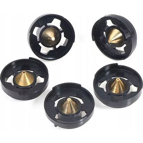 Set di Ugelli per Spruzzatore di Vernice – Diametri 1.0/1.5/1.8/2.0/2.5 mm  Alta Durata, Facile Pulizia, Verniciatura Precisa