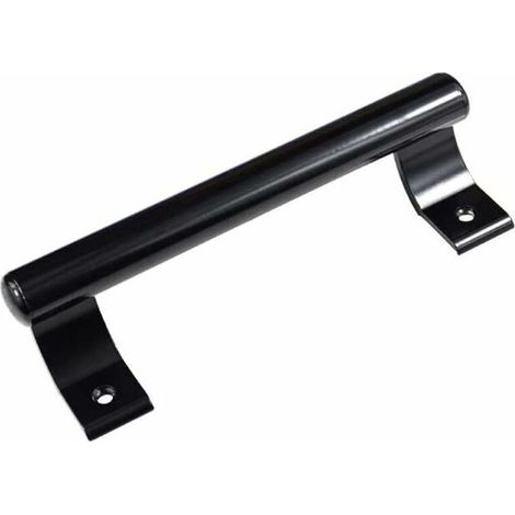 200 mm Schiebetürgriff aus Aluminiumlegierung, Balkontürgriff, Glastürgriff, Badezimmerschranktürgriff, Lagerhallentürgriff, moderner Metalltürgriff (schwarz)