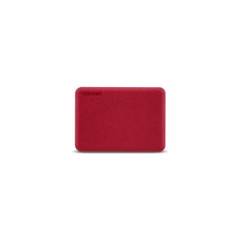Toshiba Canvio Advance Externe Festplatte 2000 GB Rot (1/4)