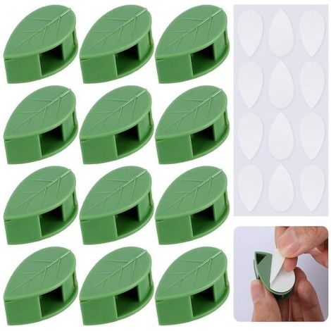 Support mural autocollant pour plantes grimpantes, lot de 20 (1/5)