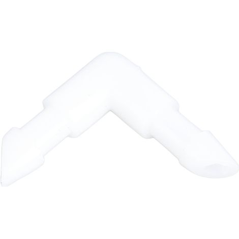 90°-Winkelstück, L-förmiger PE-Schlauchverbinder mit Widerhaken, gleicher Durchmesser, 3 mm/0,12 Zoll Rohradapter (1/5)