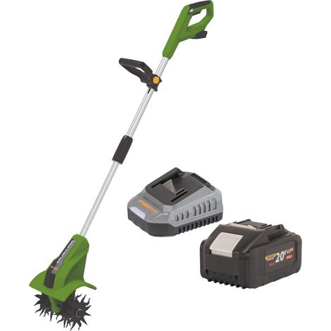 Procraft CT20bb Akku Kultivator 20 V 224 mm Brushless + 1x Akku 8,0 Ah + Ladegerät (1/3)