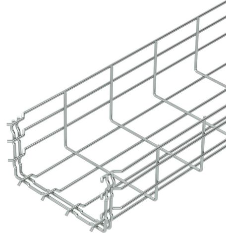 OBO Bettermann Gitterrinne GRM 105x200x3000 Stahl galvanisch verzinkt, 3 Meter, 6002406