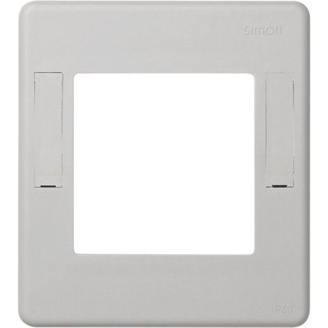Marco gris sin tapa Simon 44 Aqua 4400088-035