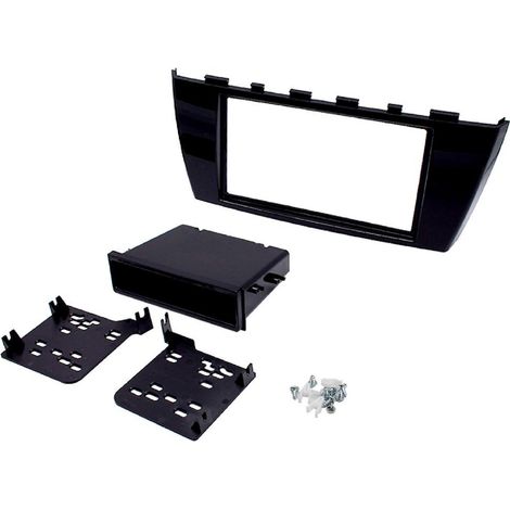 Kit Support Autoradio compatible avec Mitsubishi Mirage - Noir brillant