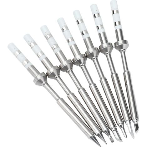 Ensemble de 7 pointes de fer à souder TS100, mini fer à souder sans plomb, fer à souder intelligent. (1/5)