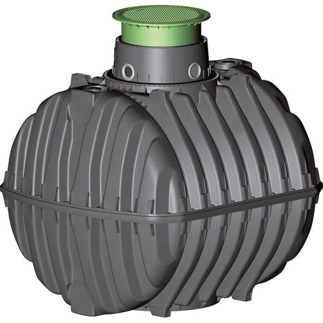 CARAT Klärbehält. 6500L begehb m.1/2 TW Tankdom Mini +TD-Mini