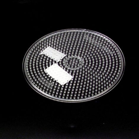 Plaque de base ronde et transparente Hama pour perles à repasser