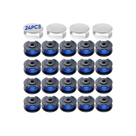 Kit super capacité pour Ryobi AC14RL3A – Bobine R20+4 capot bleu – Idéal pour grandes surfaces et herbe dense (1/5)