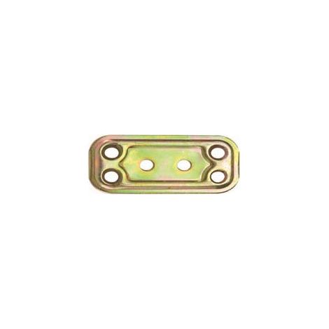 PIASTRA DI GIUNZIONE DRITTA LARGHEZZA MM.30 ART.748- - mm. 60x30 - spessore mm.2,2 - 100 pezzi ALDEGHI