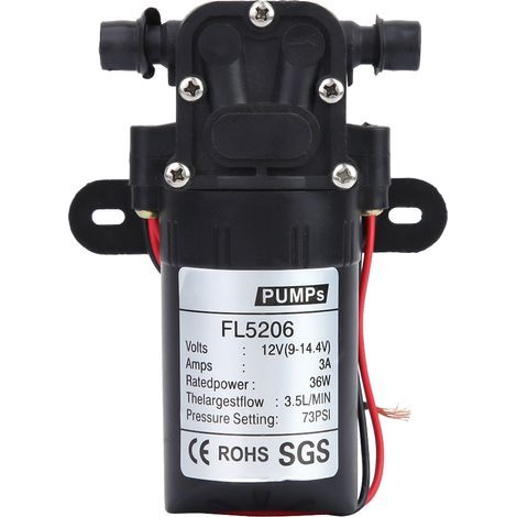 Accessoire de pompe à eau à diaphragme électrique agricole à double tube droit 36W DC12V (1/5)