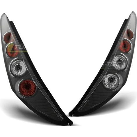 Paire de feux arriere Fiat Punto 2 99-03 noir-27240611 (1/2)