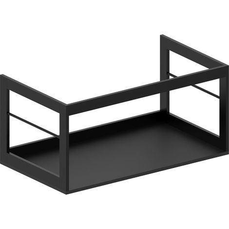 Structure de lavabo PURA 82x46cm, noir mat (1/4)