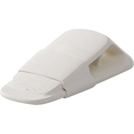 Butée de porte, 12,3 x 5 x 2,5 cm, cale porte rétractable avec support, antidérapant, coupe vent, pour tous les types de sols, utilisation à la maison et au bureau (1/5)