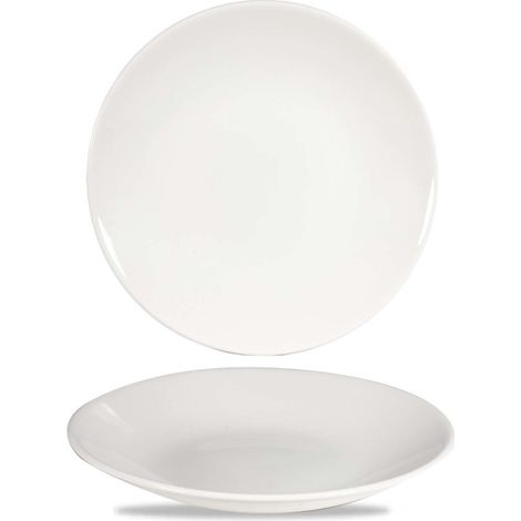 Assiette plate profonde Profil blanc - 255mm - Finedine (1/5)