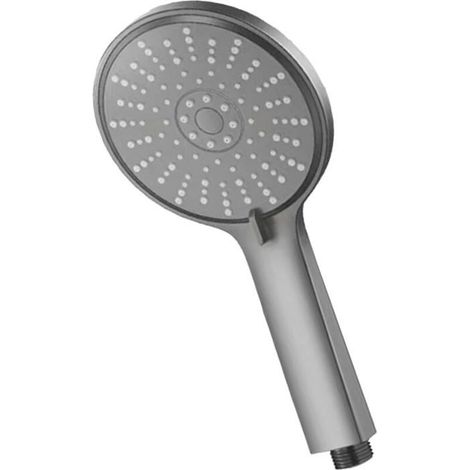 KLVGTIFS PU - Pommeau de Douche,Douchette à Main 3 jets pour Salle de Bain, Grand Pommeau de Douche Anti calcaire (Noir) (1/3)