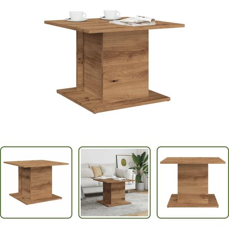 Holzwerkstoff - Couchtisch Artisan-Eiche 55,5x55,5x40 cm Holzwerkstoff (1/5)