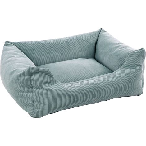 Lit pour Chien Chat Vert Menthe - Coussin pour Chien Chat - Panier pour Chien Chat - 80x67x28cm - Lavable - Fond Anti-dérapant - Housse Amovible Lieu de Couchage Doux et Confortable (1/5)