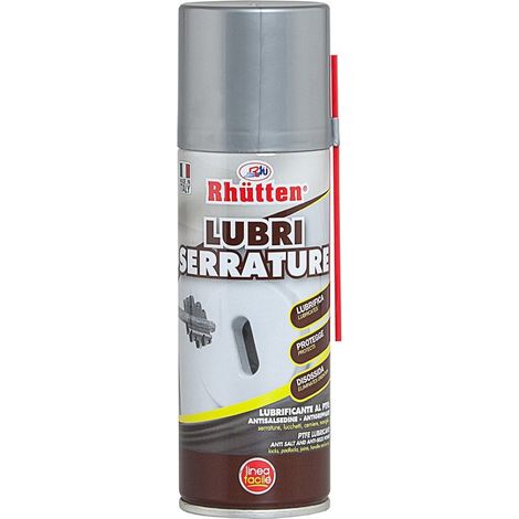 Lubrificante serrature al ptfe ml 200 spray rhutten - rhutten (1/2)