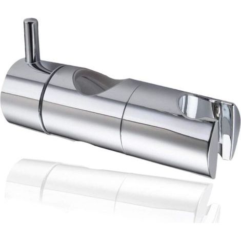 Duschkopfhalterung, Handbrausehalterung mit Saugnapf, Wandhalterung für Duschkopf, universeller, austauschbarer Duschgleiter (22 mm, Silber) (1/4)