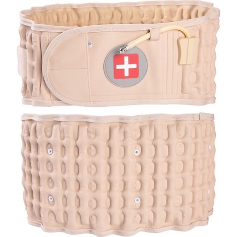 Ceinture lombaire gonflable ajustable - Soutien dorsal et soulagement des douleurs lombaires (1/5)