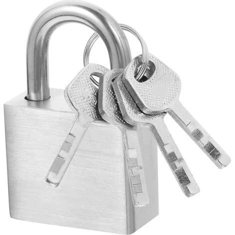 en acier inoxydable avec cl petits cadenas pour valises sacs (1/5)