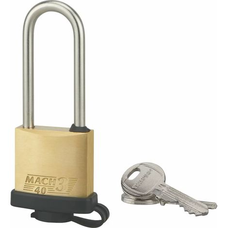 THIRARD - Cadenas à clé MACH 3 bumper 40 mm anse 1/2 haute (1/2)